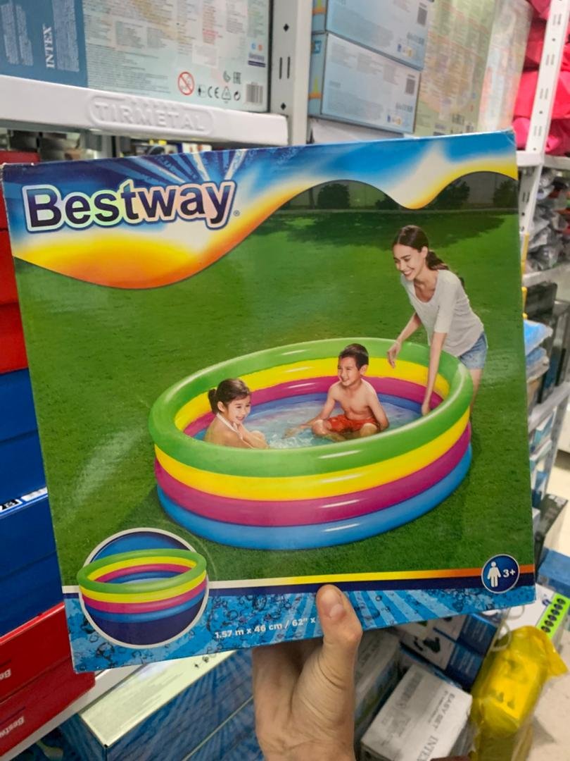 Piscine Gonflable Arc-en-Ciel 157 cm x 46 cm Bestway #51117 - الصورة 2