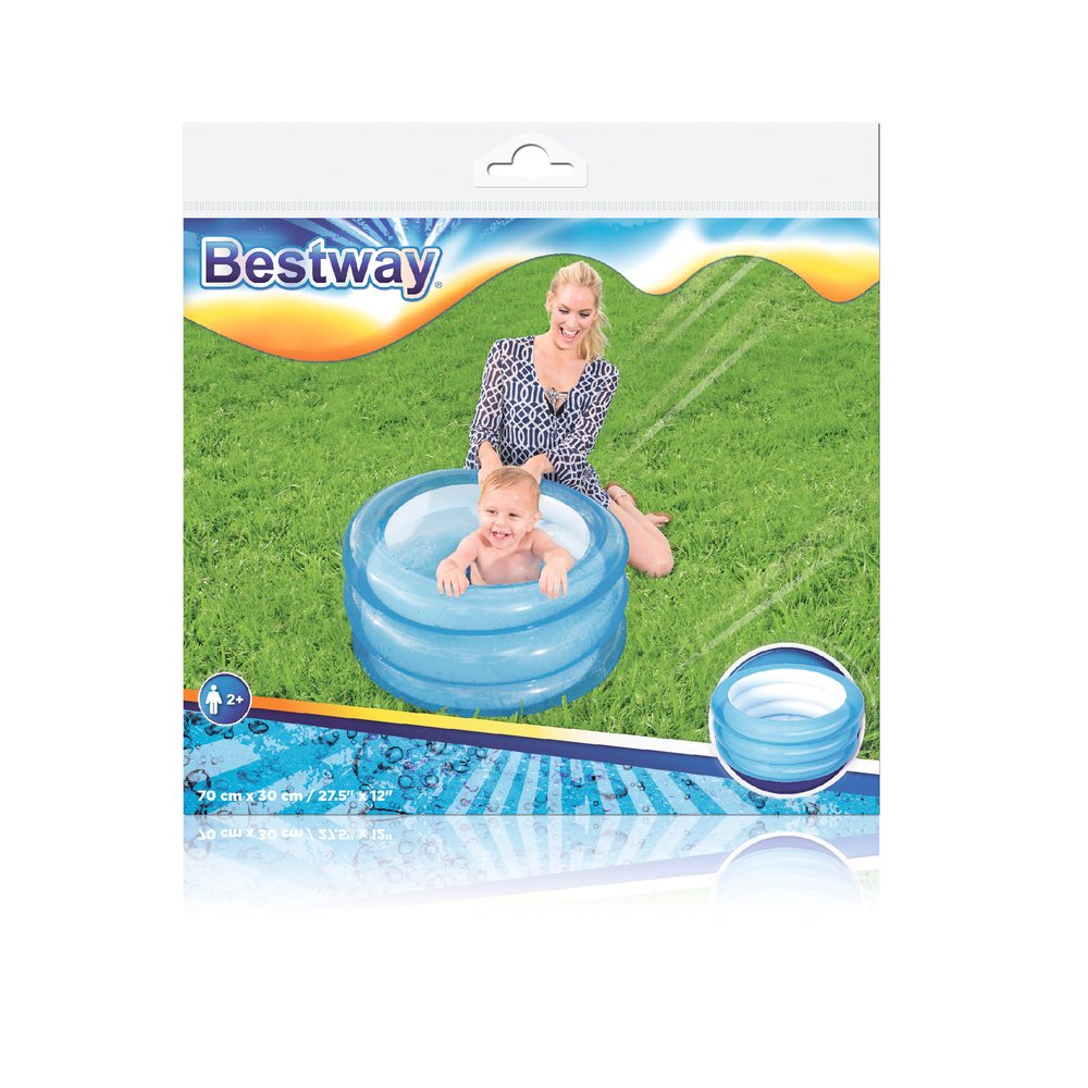 Piscine Gonflable pour Enfants Bestway 51033 Dimensions 70 cm x 30 cm 3 Anneaux - مسبح للأطفال الصغار - الصورة 8