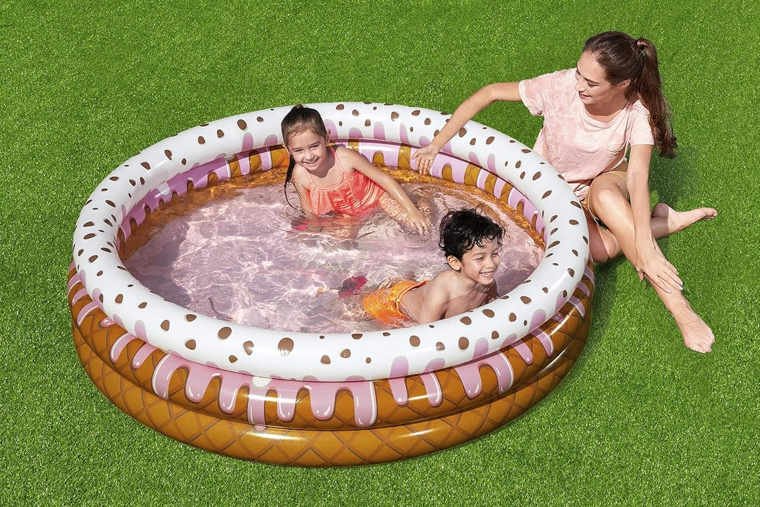 Piscine Gonflable pour Enfants Bestway 51144 Thème Crème Glacée - مسبح للأطفال بطابع الآيس كريم - الصورة 4