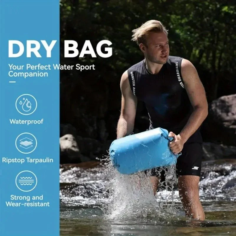 ⁦Sac Étanche Ocean Pack Dry Bag 15L Haute Résistance avec Double Bretelles - حقيبة مقاومة للماء بالكامل بسعة 15 لتر⁩ - الصورة ⁦7⁩