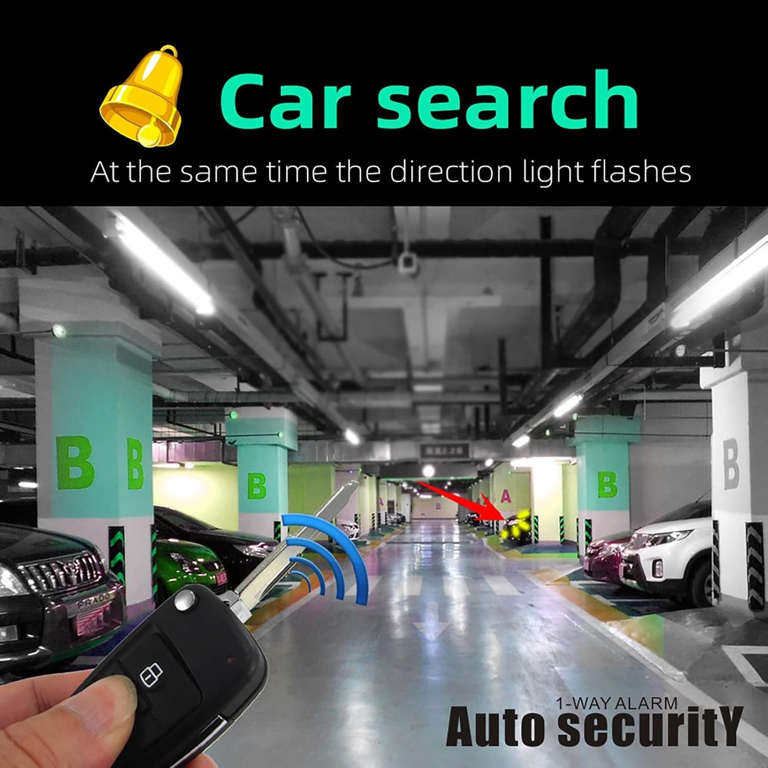 ⁦Système d'Alarme de Voiture Anti-Vol Centralisé avec Anti-Carjacking - نظام إنذار وأمن السيارات الذكي مع ميزة التثبيت المركزي والتحكم عن بعد⁩ - الصورة ⁦6⁩
