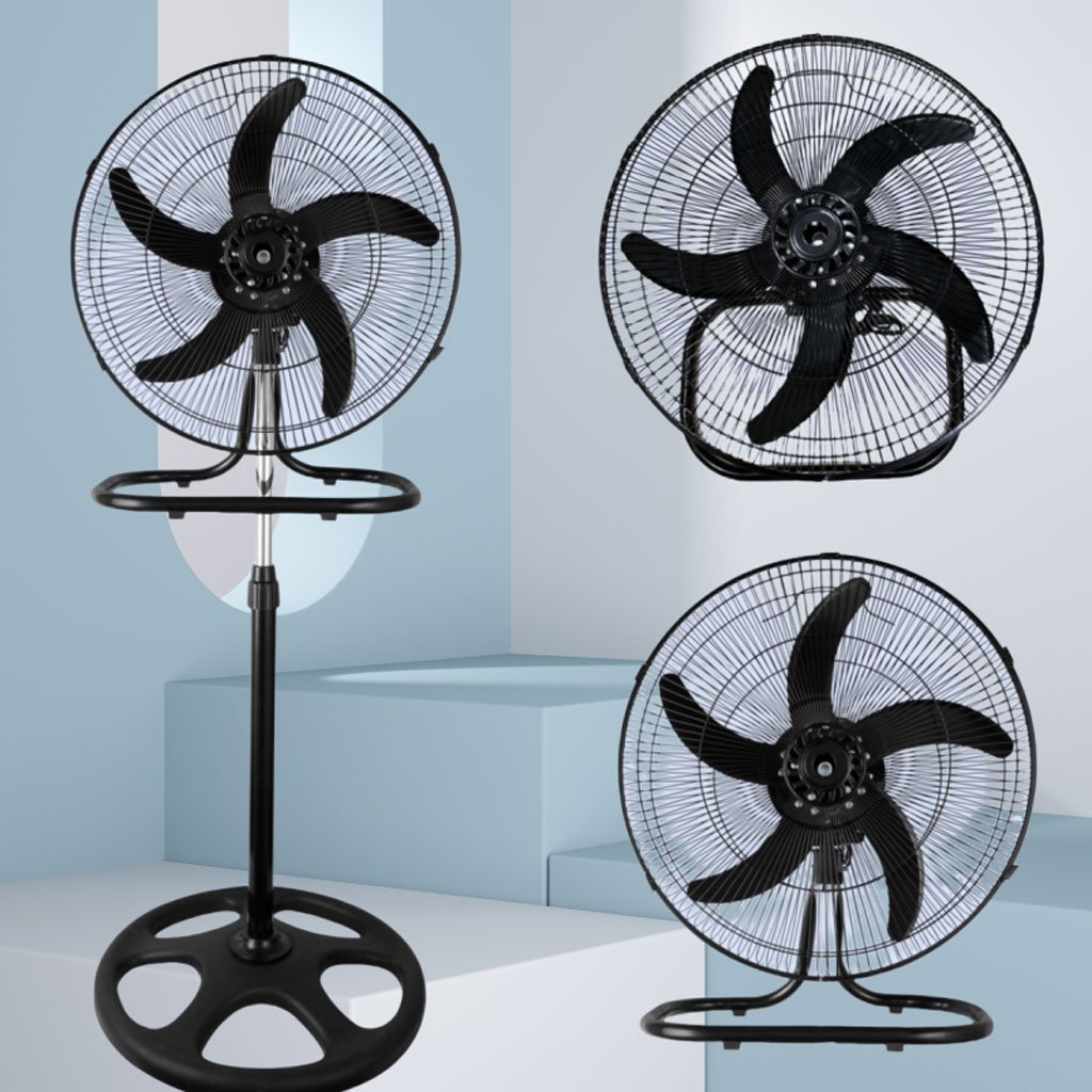 Ventilateur Multifonction 3en1 5 Lames Puissantes - مروحة التبريد وتدوير الهواء المتطورة 3 في 1 - الصورة 2