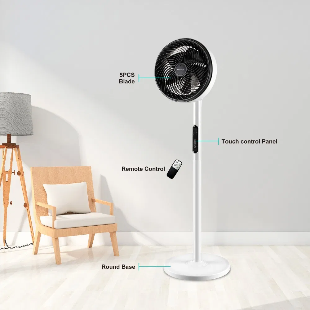 ⁦Ventilateur sur Pied Silencieux avec Télécommande et Hauteur Réglable - مروحة عمودية صامتة مع ريموت كنترول⁩ - الصورة ⁦2⁩