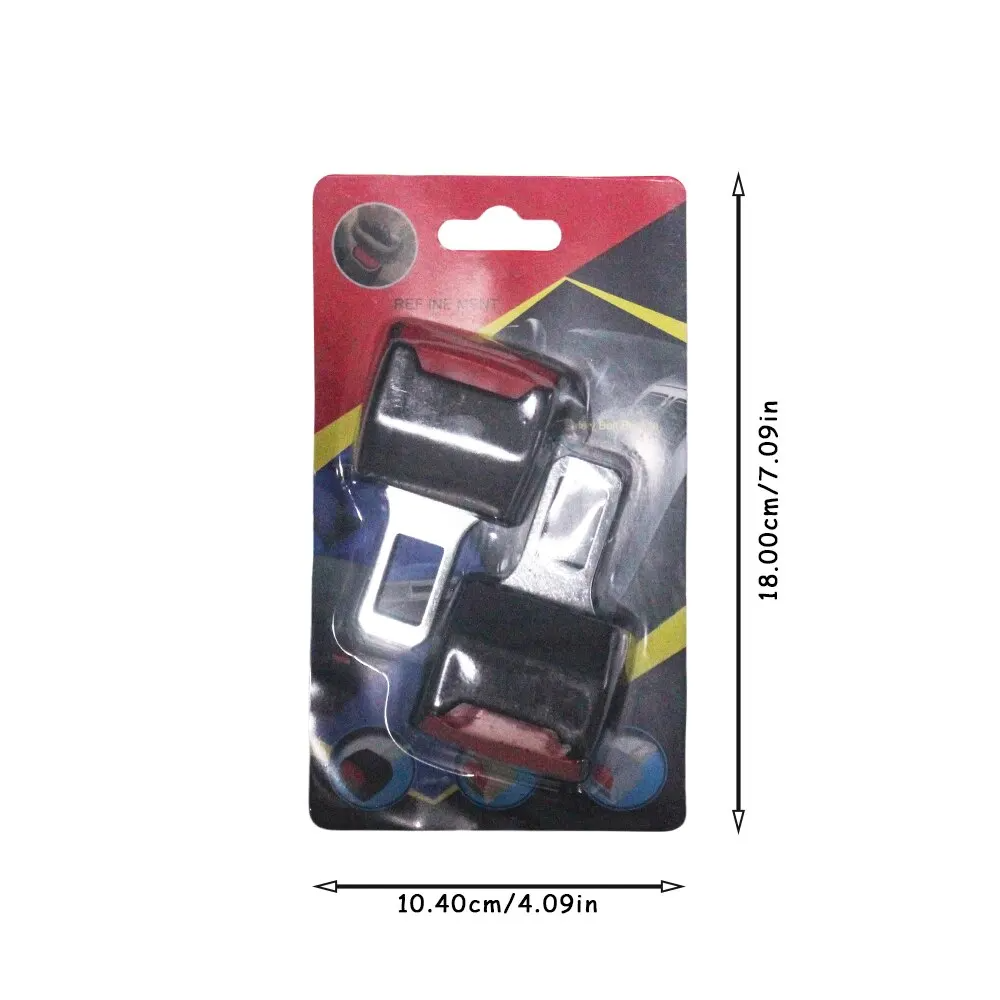 ⁦2Pcs Rallonge de ceinture de sécurité de voiture anti-Bip⁩ - الصورة ⁦10⁩