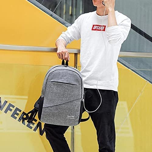 ⁦3 PCS Sac à dos multifonctionnel Avec Sortie USB ET Sortie kit-man - Gris⁩ - الصورة ⁦3⁩