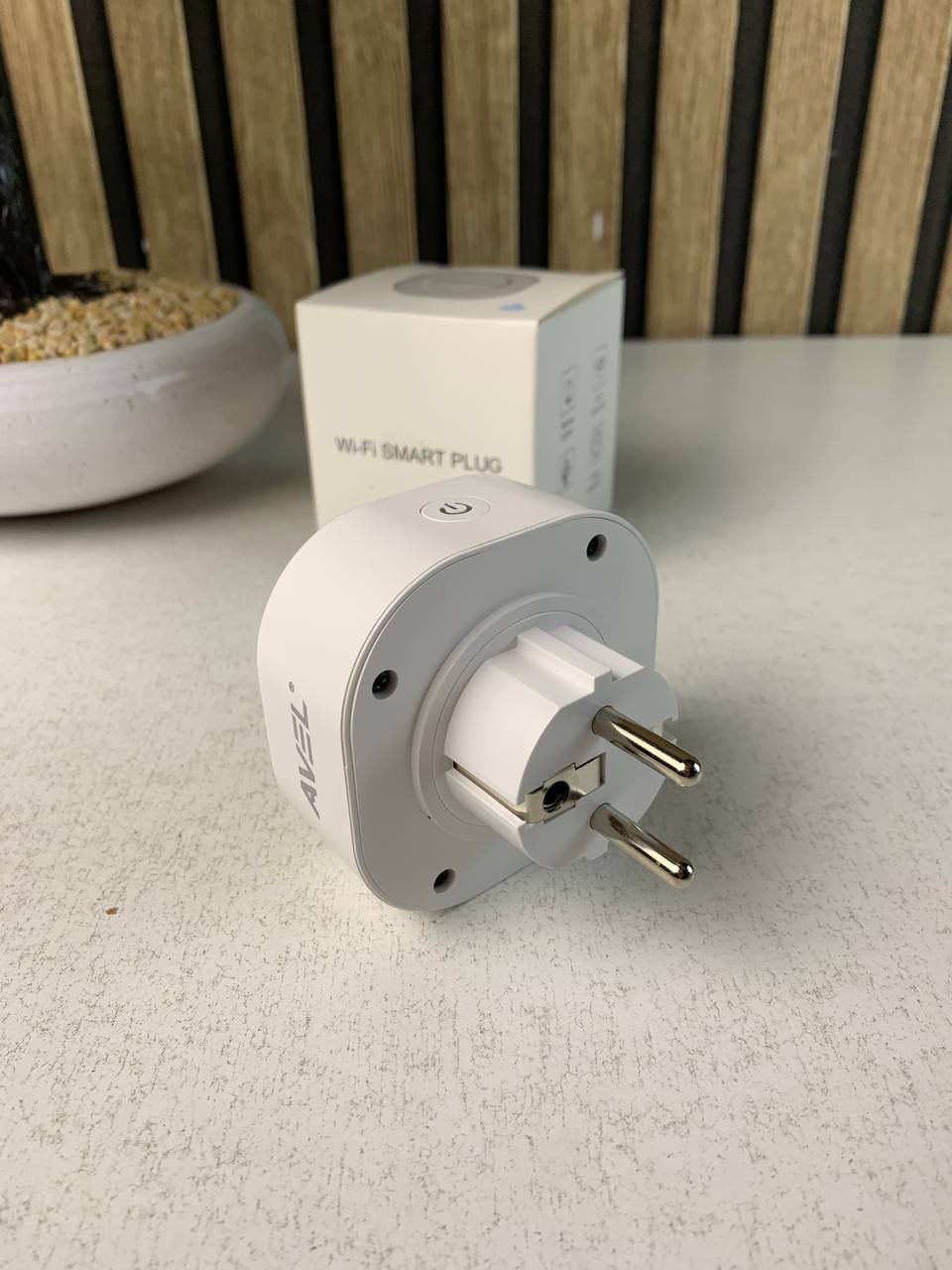⁦AVEL Prise intelligente WiFi avec commande vocale - مقبس طاقة ذكي (ويفي)⁩ - الصورة ⁦4⁩