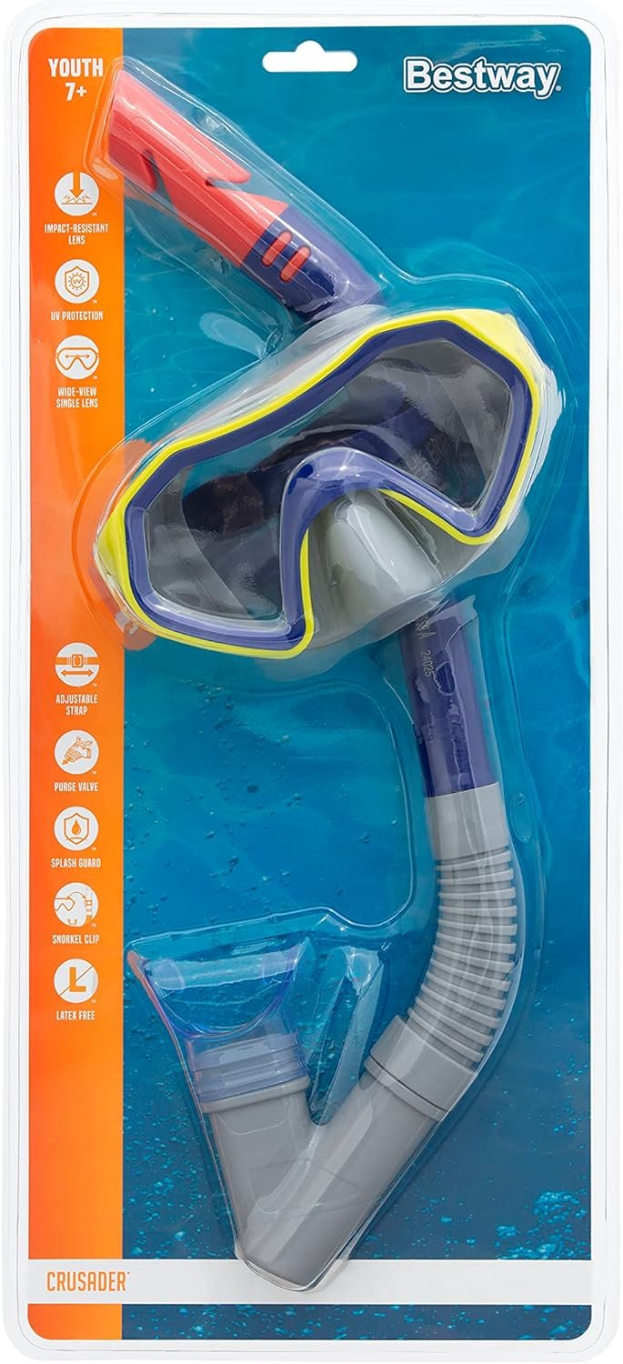 ⁦Bestway Masque et Tuba Crusader pour Jeunes Enfants à partir de 7 Ans 24025⁩ - الصورة ⁦20⁩