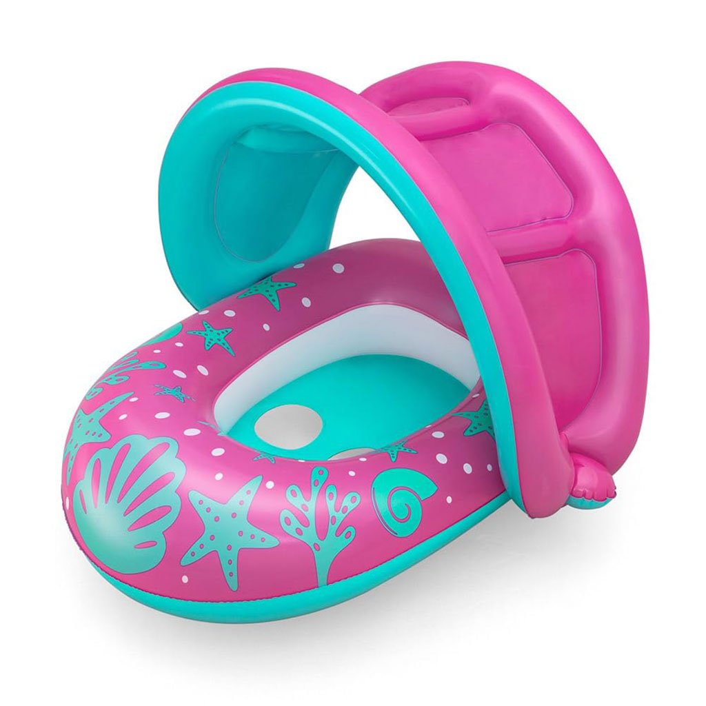 ⁦Bouée Gonflable pour enfants avec toit de protection UV Bestway 34091 – عوامة مائية للأطفال⁩ - الصورة ⁦6⁩