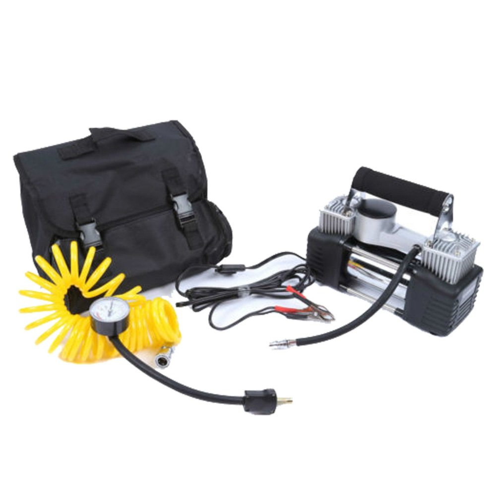 Compresseur automobile à double piston, 70 L/min, tuyau de 3 mètres, 12 V - الصورة 12