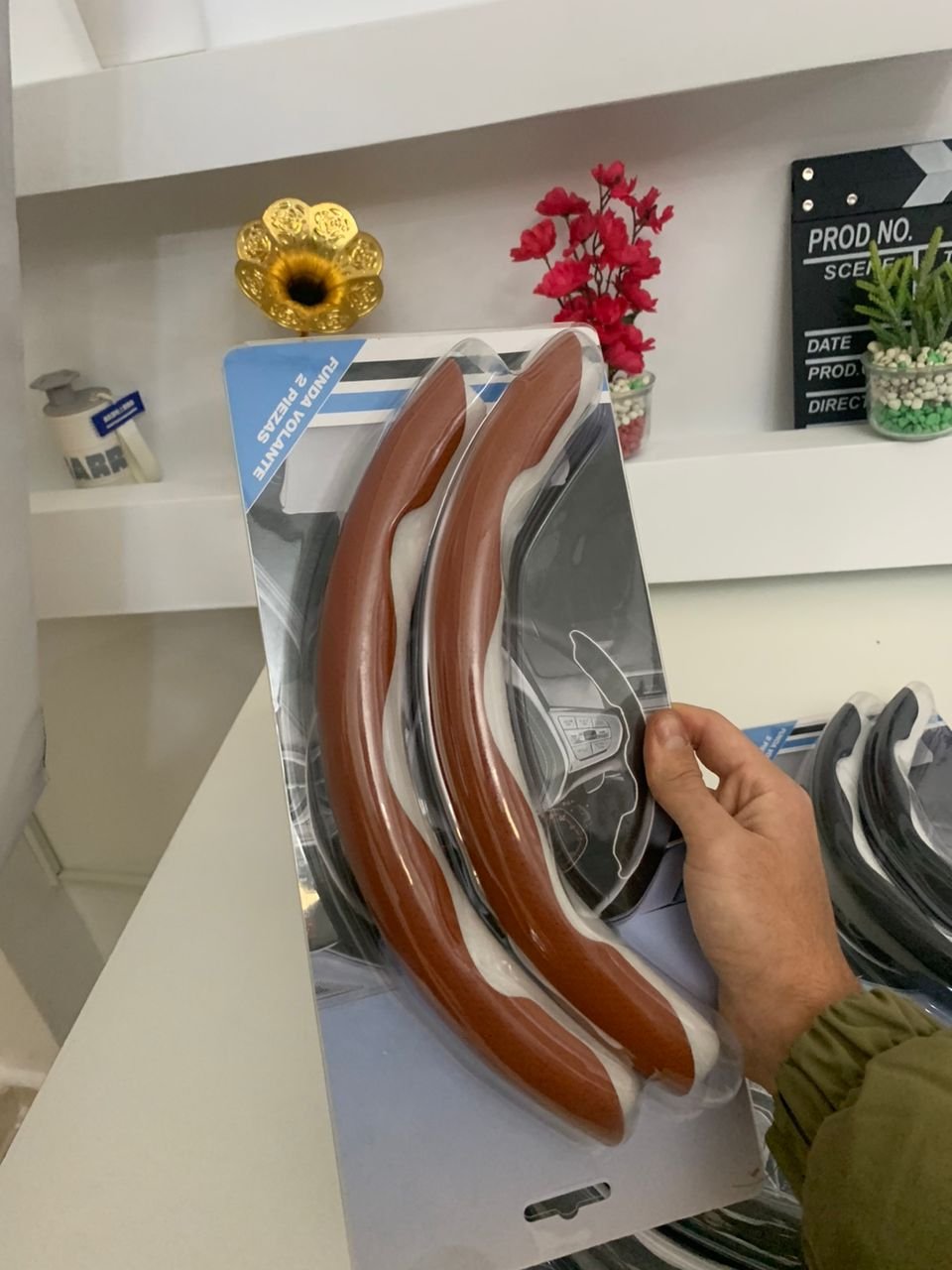 Couvre Volant Universel en Simili Cuir 2Pcs - الصورة 5