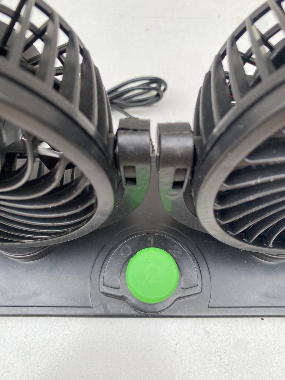 ⁦Double Ventilateur électrique pour voiture 2 vitesses rotatif à 360 degrés⁩ - الصورة ⁦6⁩