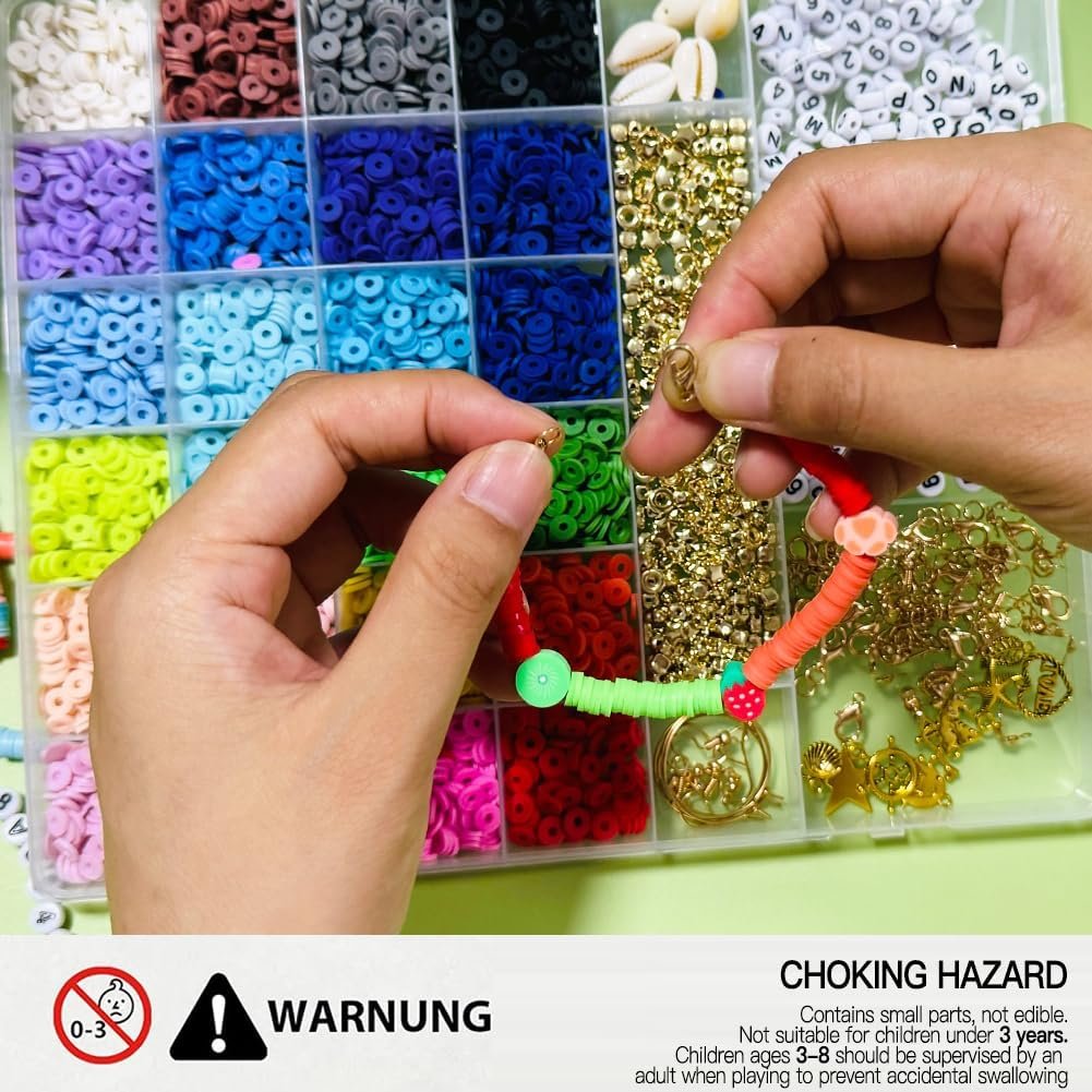 Ensemble de Pendentifs Assorties pour Création de Bijoux DIY - علبة الخرز المتنوعة والشاملة لصناعة الإكسسوارات والأساور يدويًا - الصورة 6