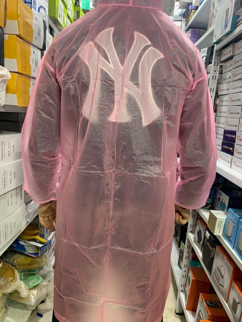 Eva Manteau imperméable à capuche – Rose - الصورة 2