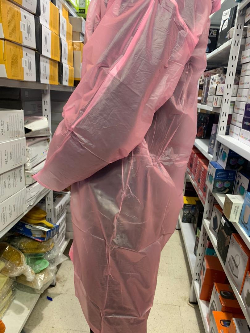 Eva Manteau imperméable à capuche – Rose - الصورة 3