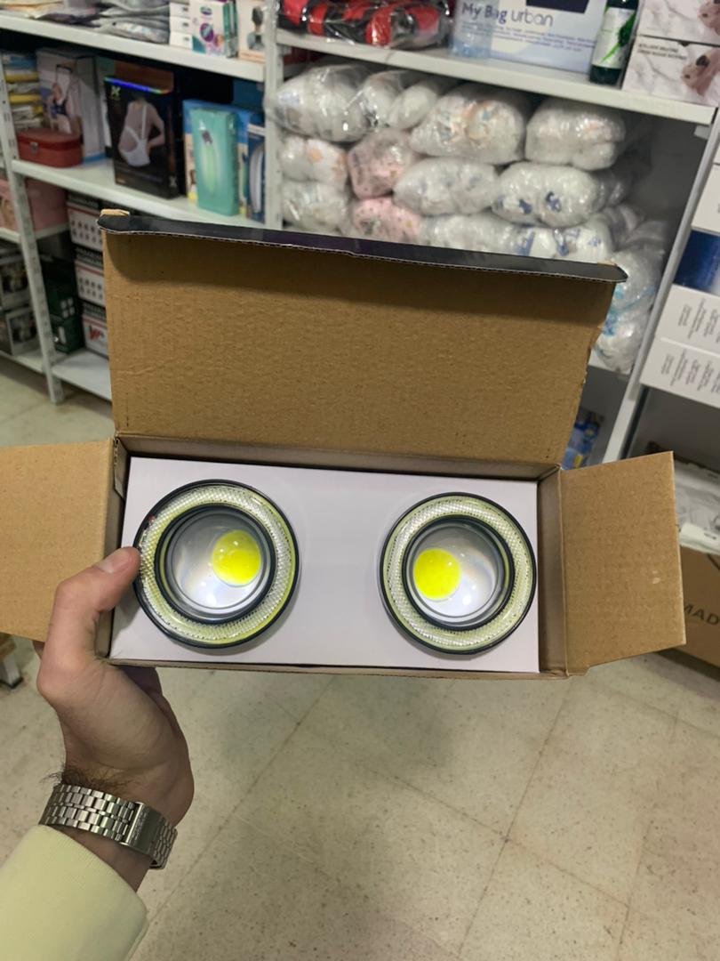 Feu antibrouillard rond LED IP65 7000K éclairage blanc super brillant - الصورة 2