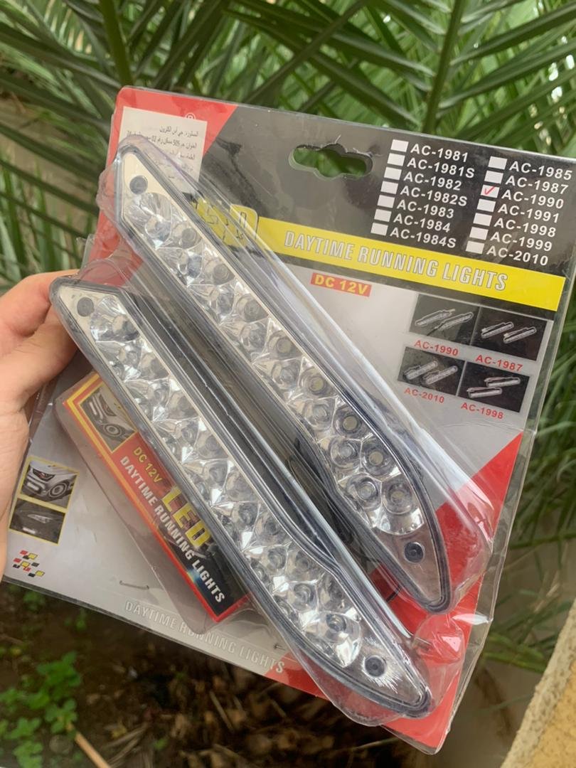 Feux de jour anti-brouillard Standard pour voiture 2 pcs - أضواء نهارية للسيارة - الصورة 3