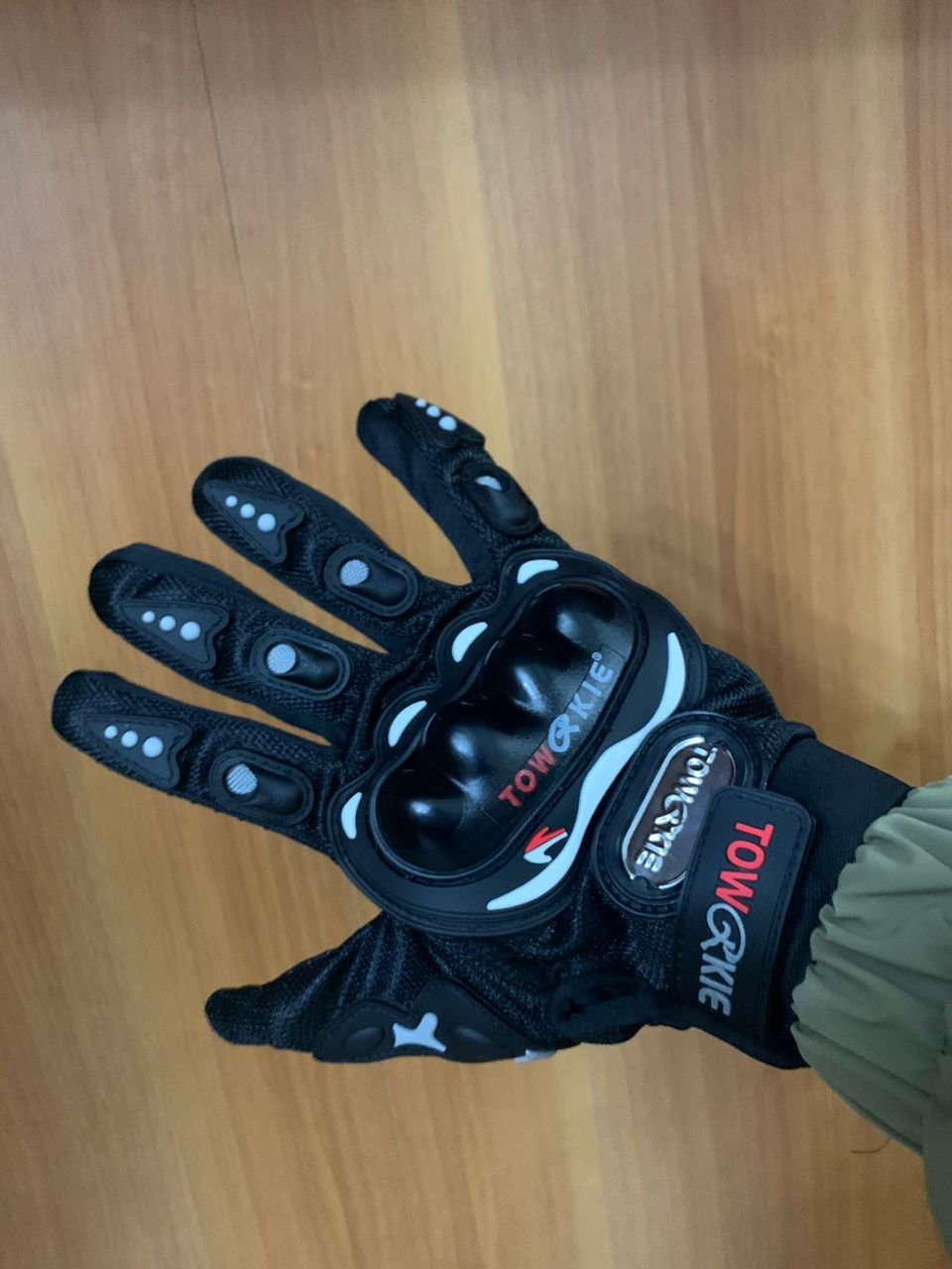 ⁦Gants de moto Pro-biker respirants avec protections en caoutchouc antidérapants⁩ - الصورة ⁦6⁩