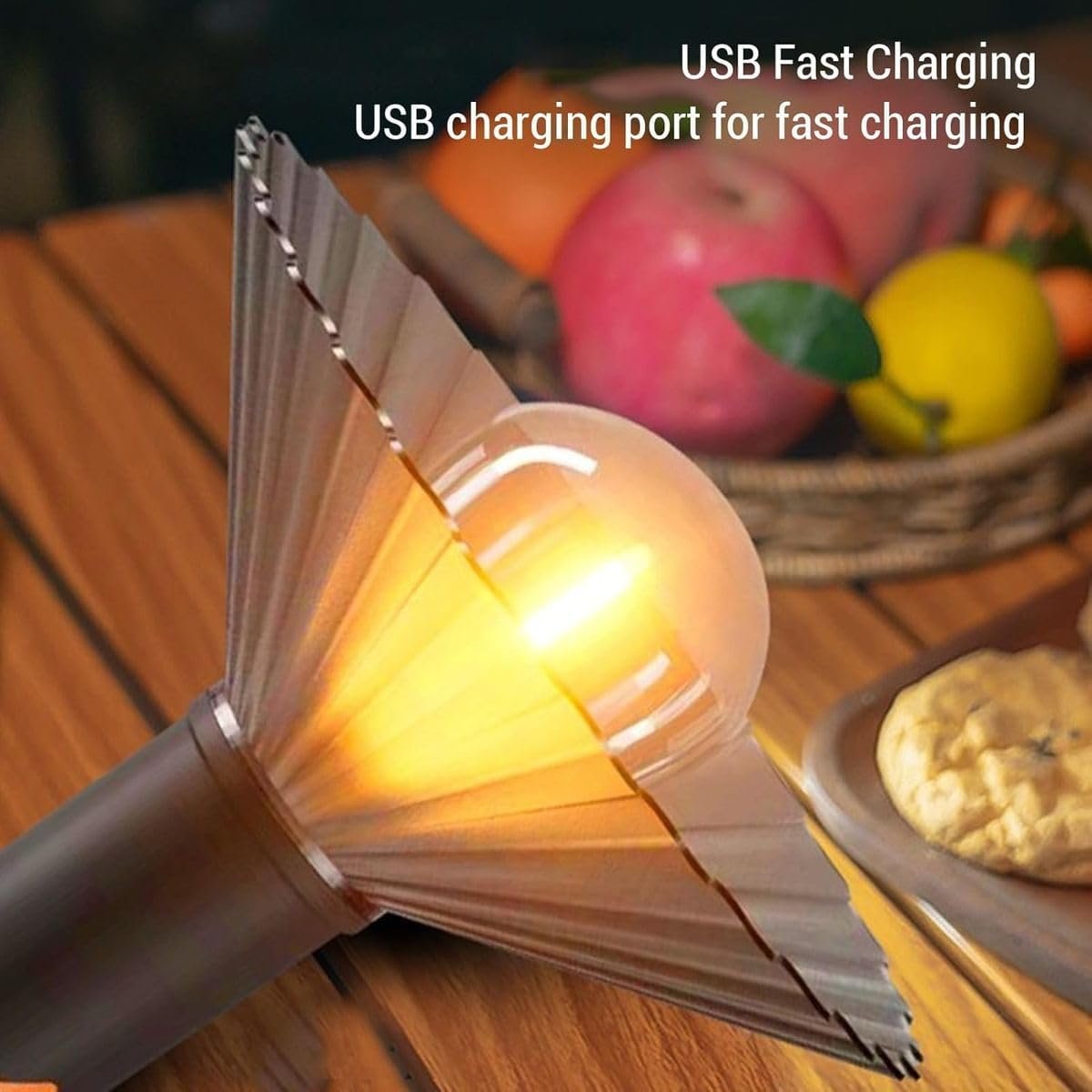 Lanterne de Camping Rechargeable 3 Niveaux de Luminosité avec Crochet de Suspension - مصباح تخييم وطوارئ قابل للشحن مع خطاف تعليق و3 مستويات إضاءة - الصورة 3