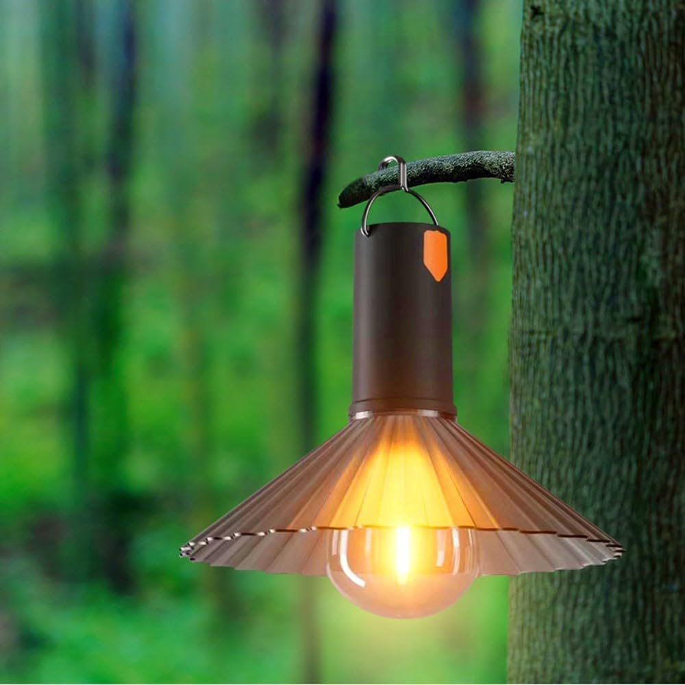 Lanterne de Camping Rechargeable 3 Niveaux de Luminosité avec Crochet de Suspension - مصباح تخييم وطوارئ قابل للشحن مع خطاف تعليق و3 مستويات إضاءة - الصورة 4