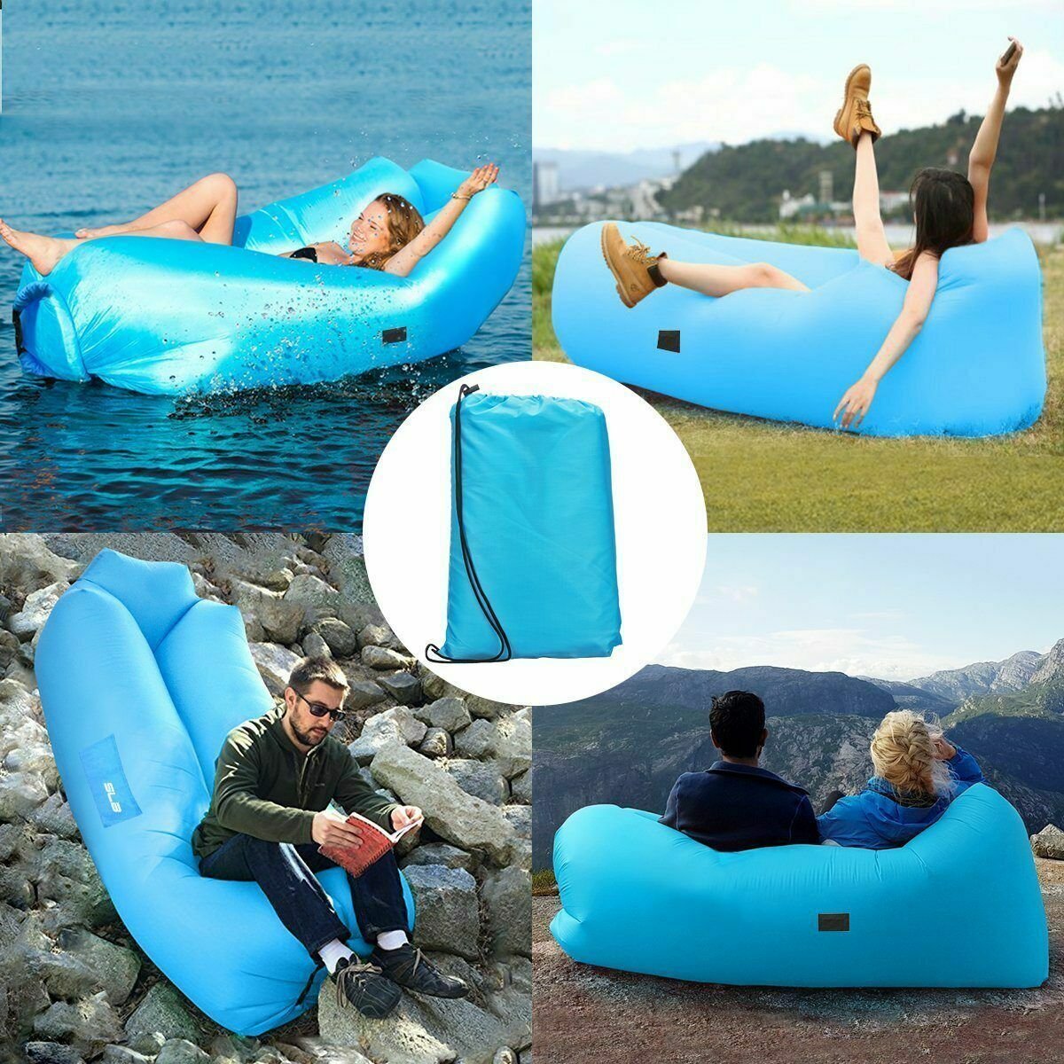 Lay Bag Pouf de Comping Gonflable Water Float V1 - الصورة 8