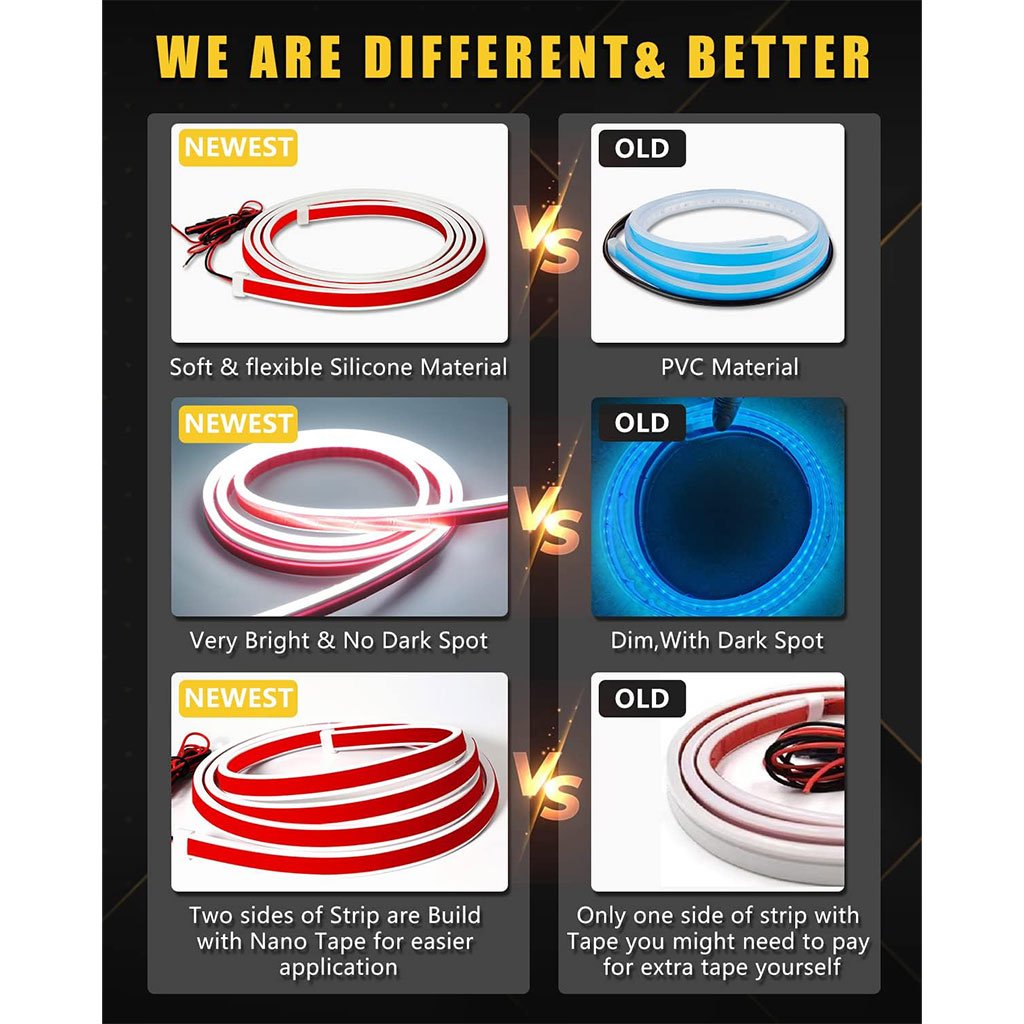 LED dynamiques Bandes lumineuses pour capot de voiture - الصورة 8