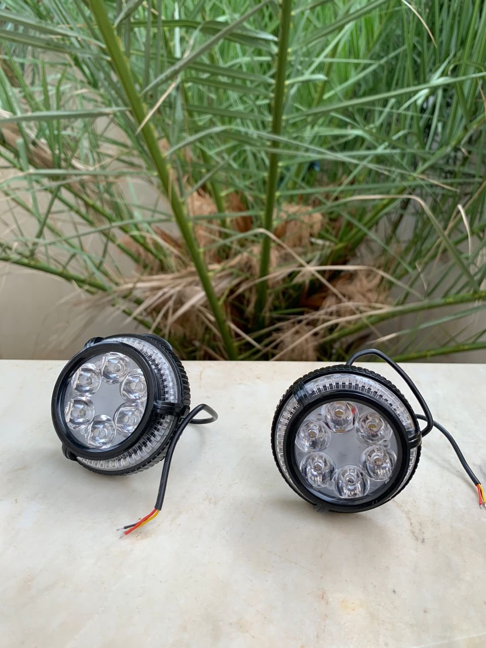 Lot de 2 Phares Antibrouillard 6 LED 12V-85V pour Moto - الصورة 4