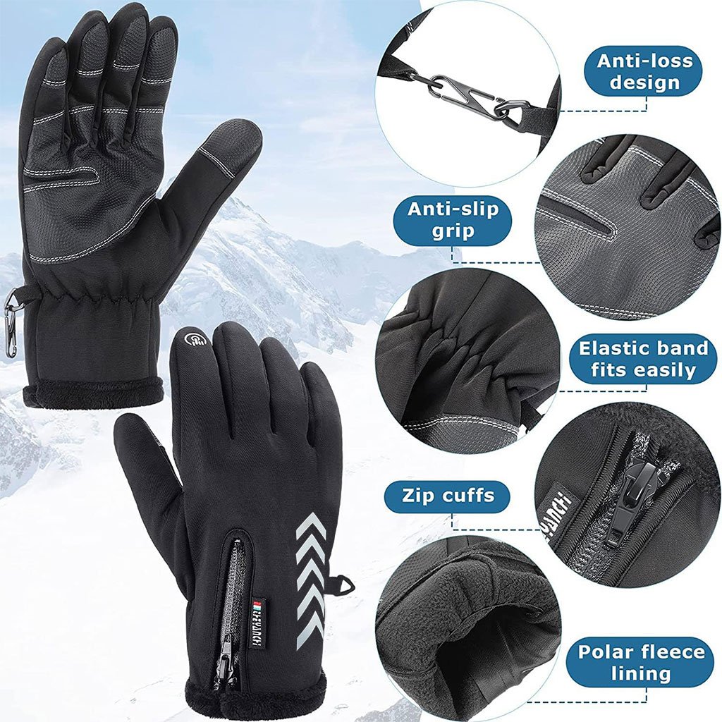 Pack Cagoule d’hiver Excefore avec gants thermiques pour écran tactile – طقم قناع وجه مع قفازات شتوية - الصورة 7