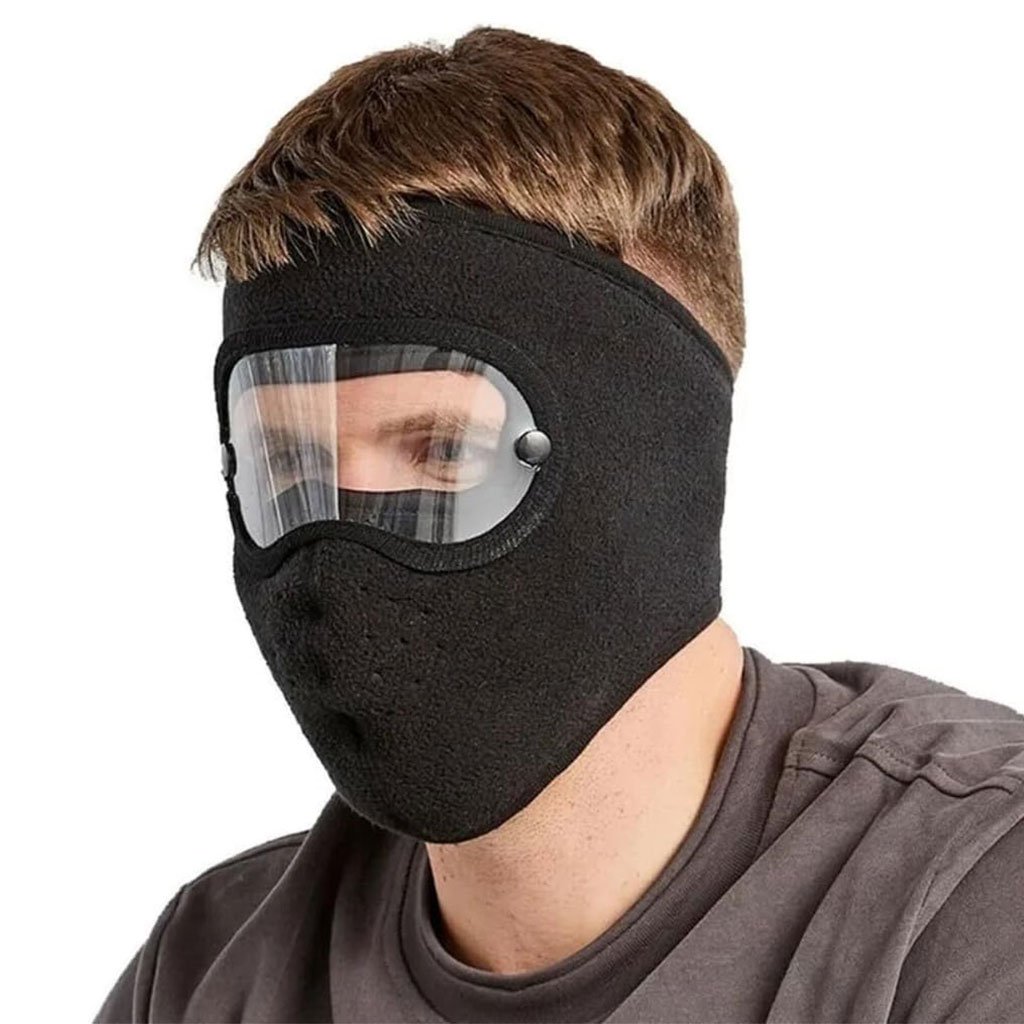 Pack-Moto Masque air flow coupe-vent + Gants Tactique Doigt Complet – طقم قناع وجه مع قفازات شتوية - الصورة 11