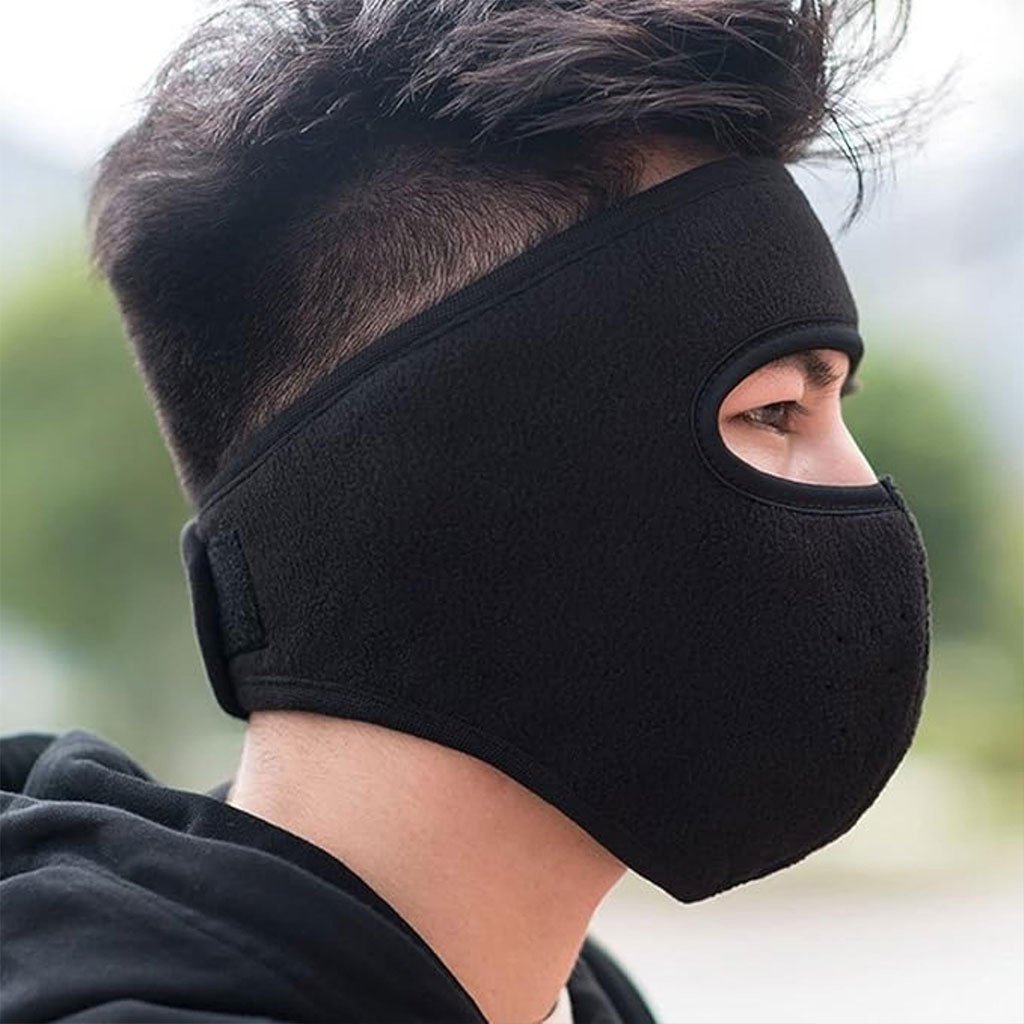 Pack-Moto Masque air flow coupe-vent + Gants Tactique Doigt Complet – طقم قناع وجه مع قفازات شتوية - الصورة 9