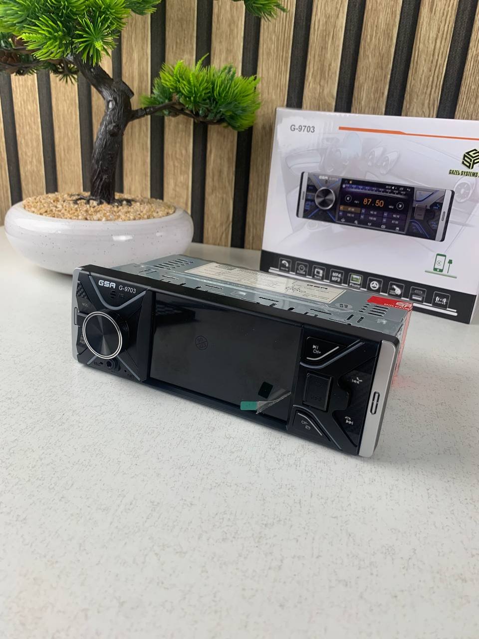 Poste Radio Multimedia Bluetooth USB/MicroSD/Aux G-9703 – جهاز راديو مع منفذ تشغيل الكاميرا - الصورة 5