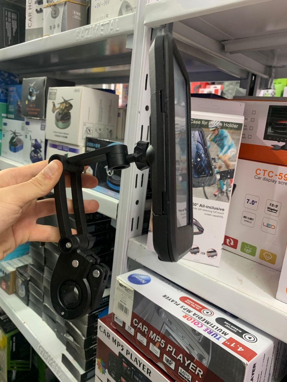 Support de téléphone portable étanche pour vélo moto réglable à 360 ° - الصورة 5