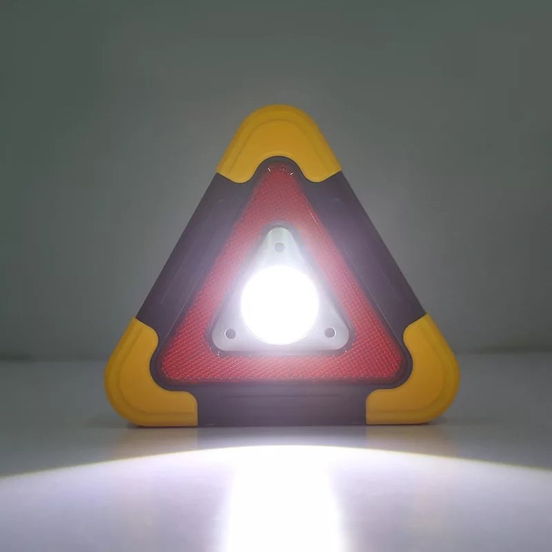 Triangle D'alerte Torche LED 10W Multifonctionnelle Chargé Avec L'énergie Solaire HB-6609 - الصورة 10