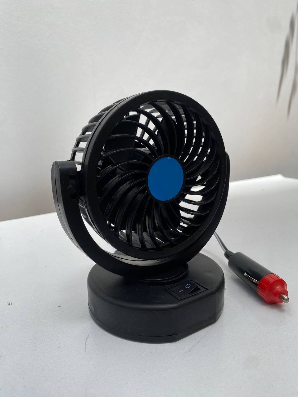 Ventilateur électrique 12V pour tableau de bord de voiture, rotatif à 360 degrés - الصورة 6