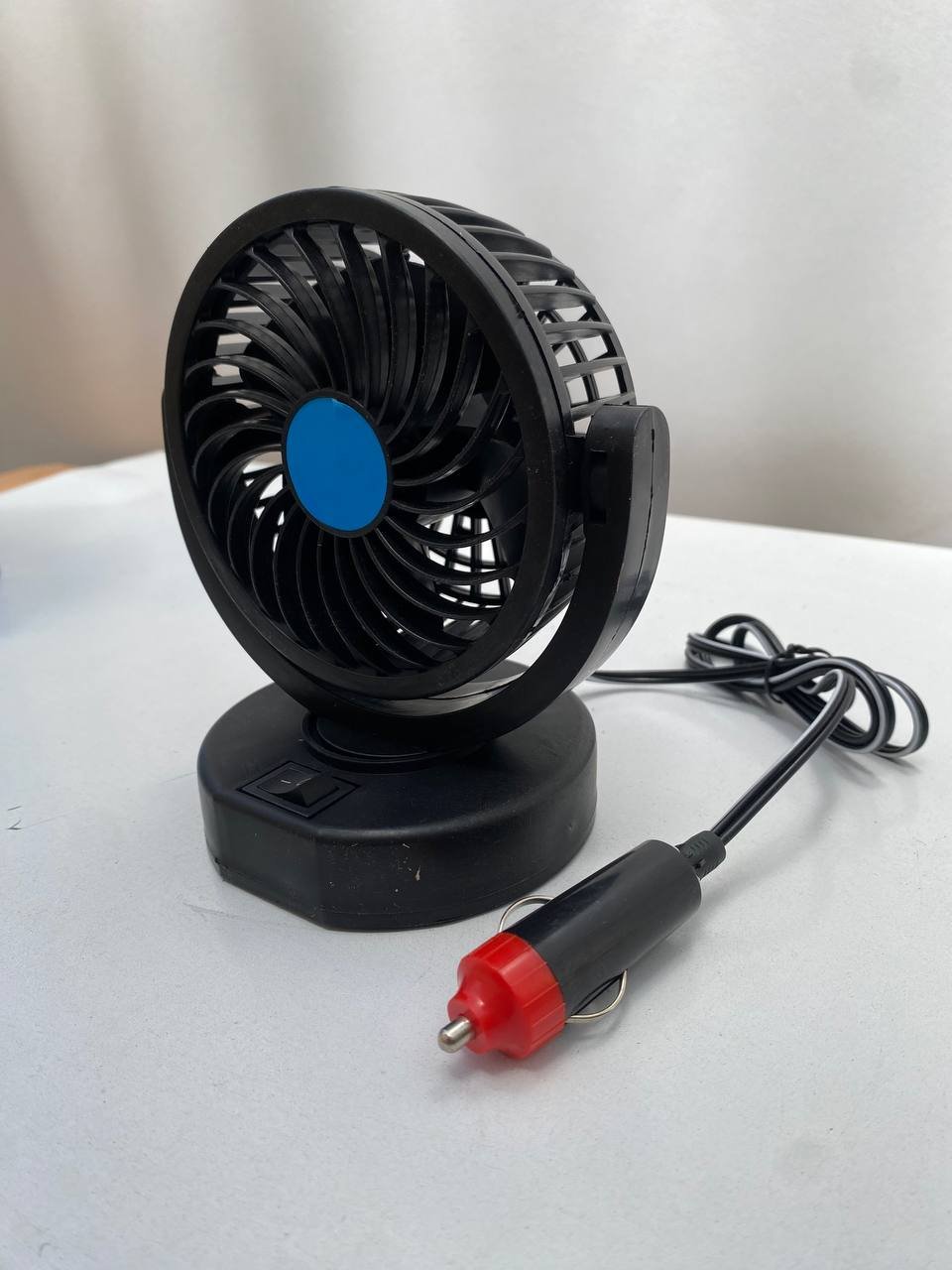 Ventilateur électrique 12V pour tableau de bord de voiture, rotatif à 360 degrés - الصورة 7