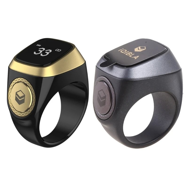 خاتم التسبيح الالكتروني الذكي IQIBLA يساعدك على التسبيح والتذكر بطريقة عملية وبسيطة -Zikr Ring Tasbih Counter