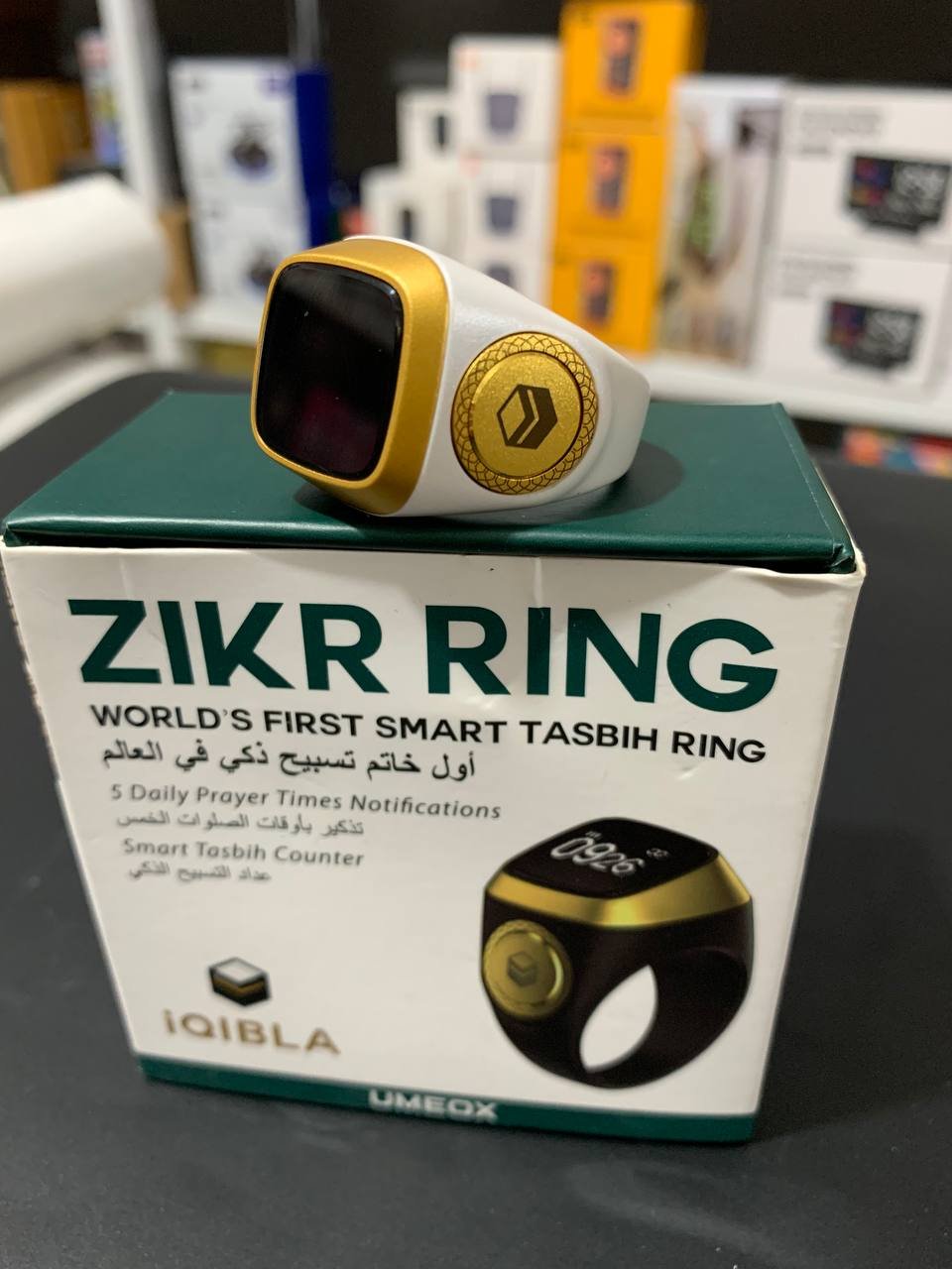 خاتم التسبيح الالكتروني الذكي IQIBLA يساعدك على التسبيح والتذكر بطريقة عملية وبسيطة -Zikr Ring Tasbih Counter