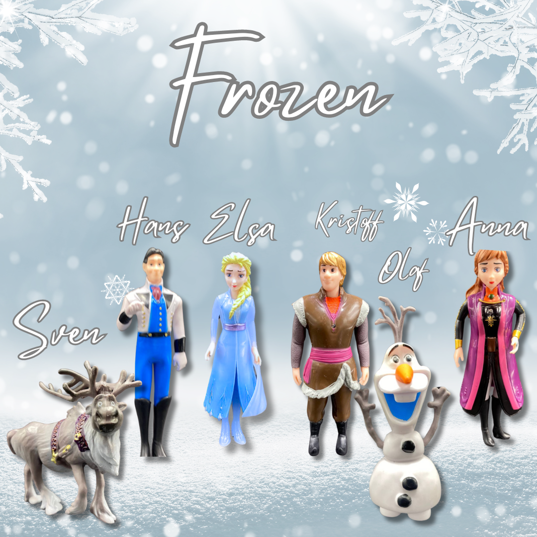 Ensemble de figurine Frozen 6 caractéres