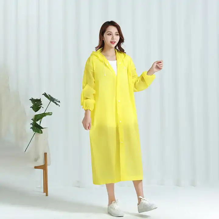 Manteau imperméable à capuche transparent, léger et réfléchissant,