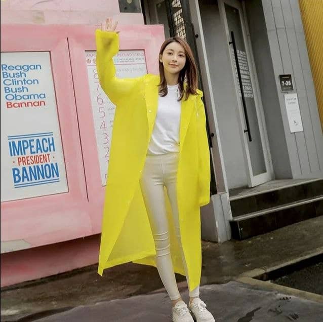 Manteau imperméable à capuche transparent, léger et réfléchissant,