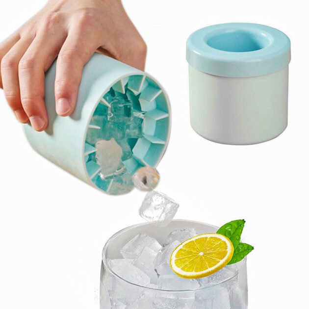 Moule à Glaçons 3D en Silicone Souple avec Système de Démoulage Facile - قالب صنع الثلج السيليكوني ثلاثي الأبعاد