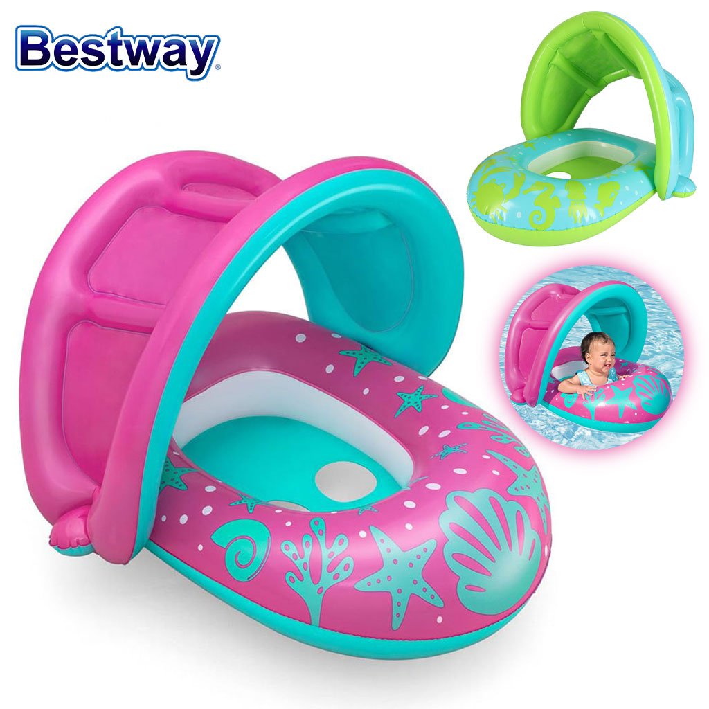 Bouée Gonflable pour enfants avec toit de protection UV Bestway 34091 - عوامة مائية للأطفال