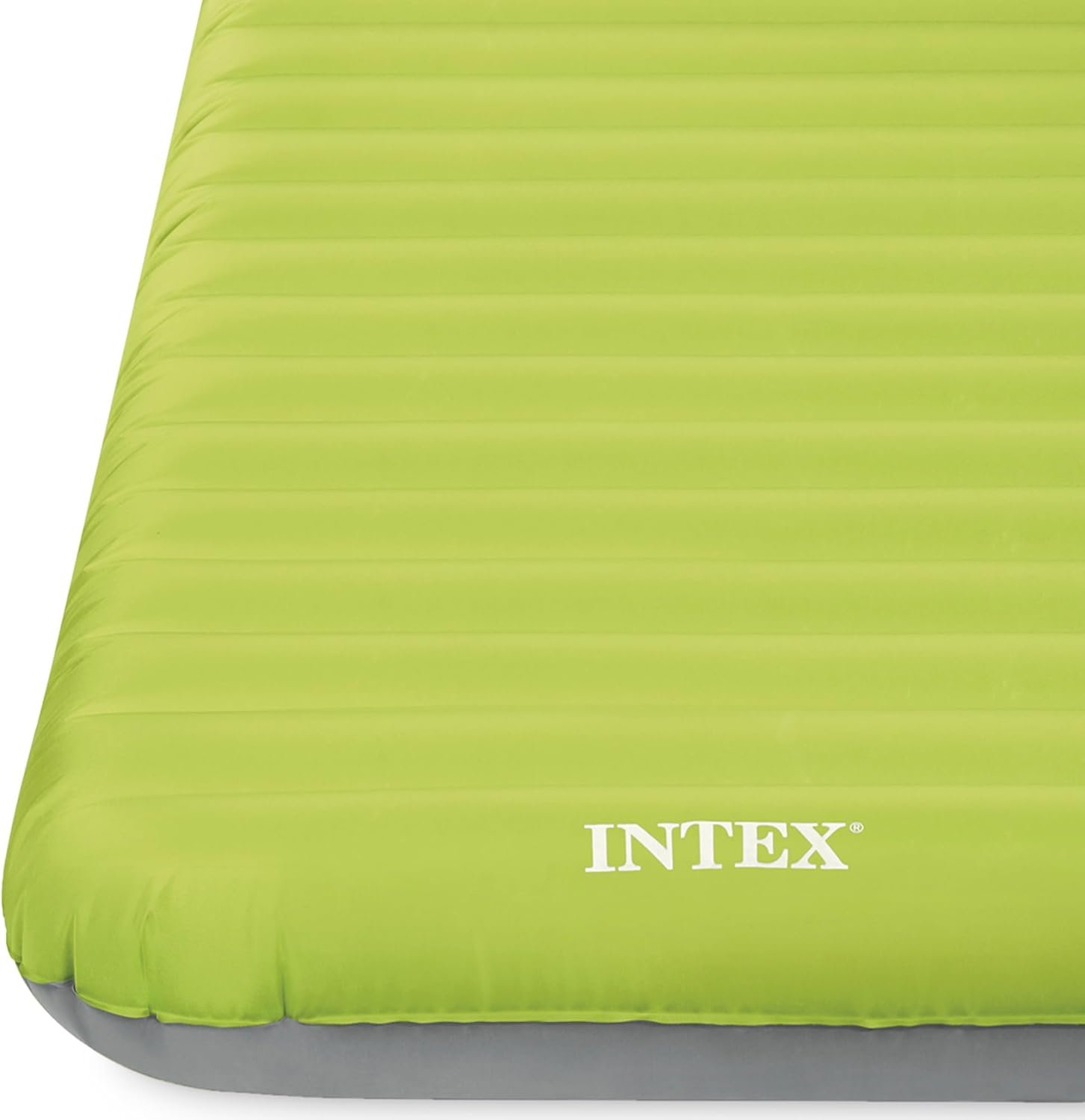 Matelas de Camping Gonflable Intex 64097NP - Technologie Fiber-Tech avec Pompe USB150 - مرتبة التخييم الهوائية "إنتكس" الفردية فائقة الخفة مع مضخة