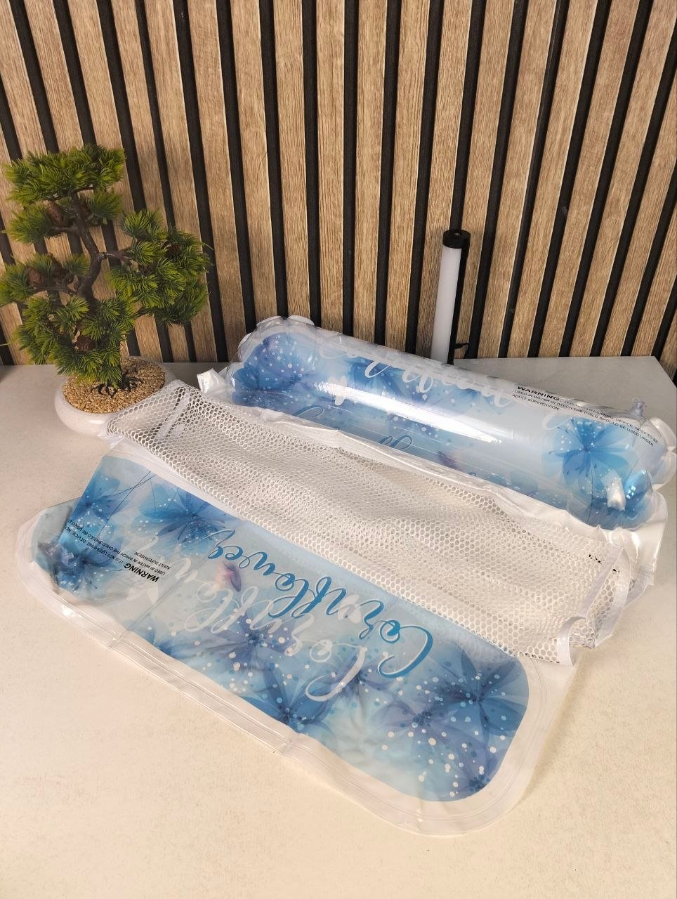 Hamac de Piscine Flottant Multifonction 4en1 Design Glitter, Confort Aquatique - أرجوحة المسبح العائمة والمريحة 4 في 1 بنسيج شبكي متين