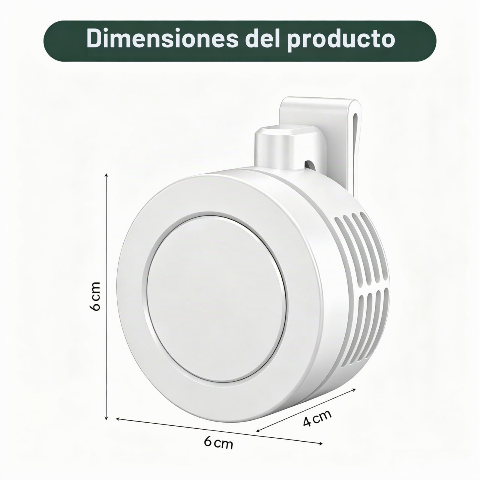Mini Ventilateur Rechargeable USB-C Clip Orientable 360° avec 3 Vitesses - مروحة حزام صغيرة محمولة وبدون شفرات مع مشبك دوار