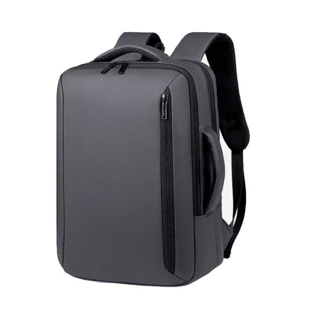 Sac à Dos Business Voyage pour Homme Convertible en Sac à Main Poche Extensible Gris SACHM01GR - حقيبة ظهر للرجال متعددة الاستخدامات للكمبيوتر المحمول