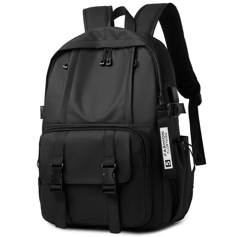 Sac à Dos Ergonomique et Imperméable Port USB Intégré Noir SACHM02N - حقيبة ظهر متعددة الوظائف للعمل والسفر مع منفذ شحن