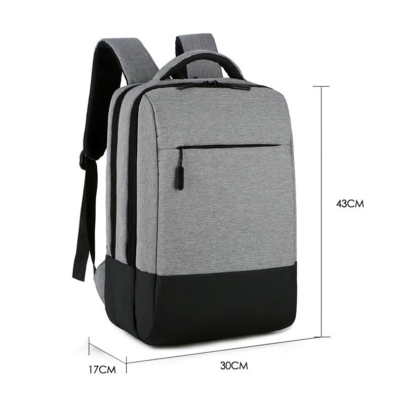 Sac à Dos Ordinateur Portable Multifonctionnel avec Port de Charge USB Grand Volume SACHM07GR - حقيبة ظهر متعددة الاستخدامات للكمبيوتر المحمول والعمل مع منفذ شحن