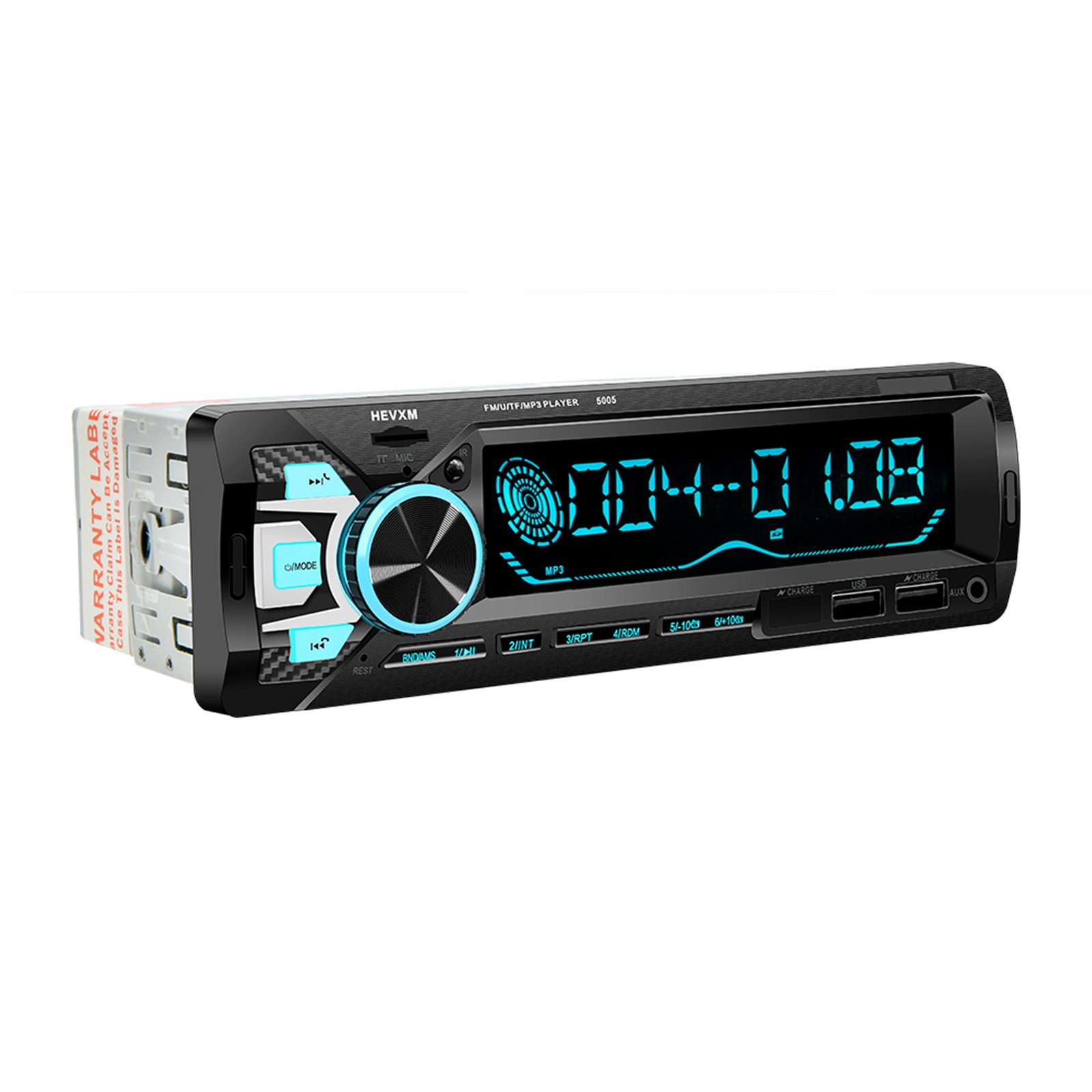 Autoradio Bluetooth 1DIN 7 Couleurs LED et Charge Rapide 2.1A Pioneer 9900 - راديو سيارة بلوتوث