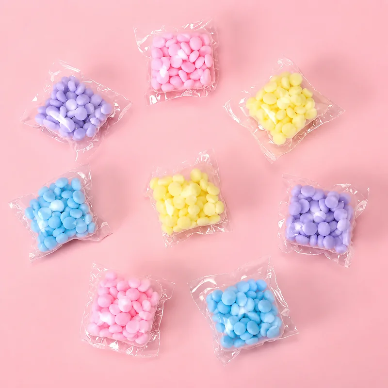 Perles adoucissantes parfumées pour le linge – 50 perles à utiliser en machine pour un linge frais et propre -حبيبات معطرة لتنعيم الأقمشة - 50 قطعة من حبيبات معطرة للغسيل لرائحة منعشة ونظيفة