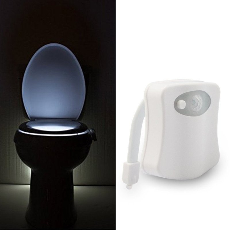 Lampe LED Décorative Étanche avec Capteur de Mouvement pour Toilettes